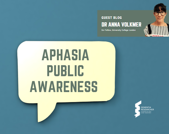 Aphasia Public awareness blog cover