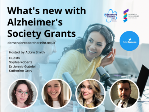 Podcast – Whats new with Alzheimers Society Grants