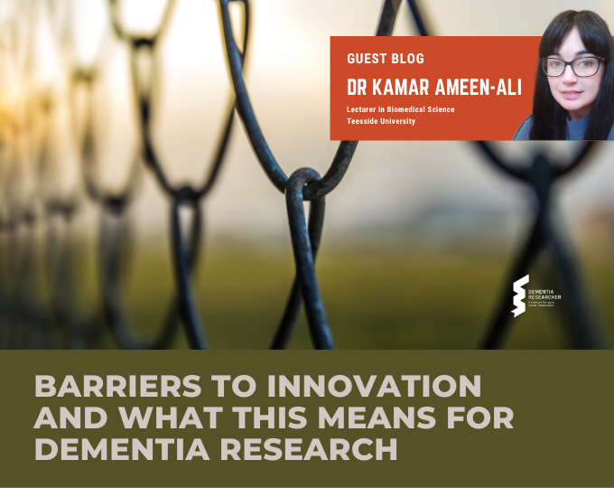 Blog – Barriers to Innovation & what it means for Dementia Research