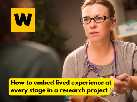 How to embed lived experience at every stage in a research project