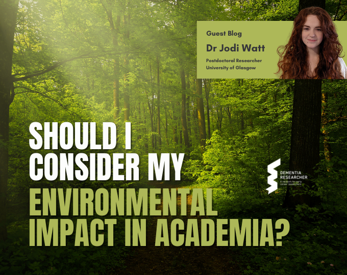 Blog – Should I consider my environmental impact in academia?