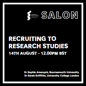 Recruiting to Research Studies - 14th August 12 noon.