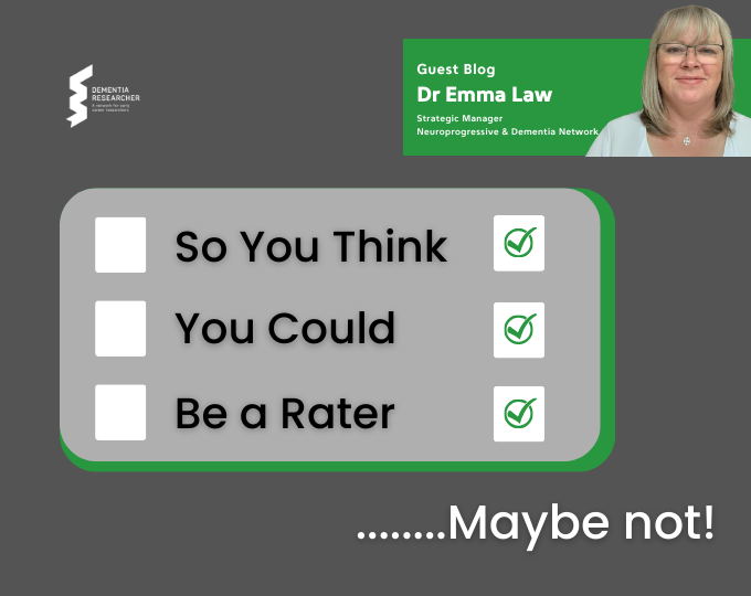 Blog – So, you think you could be a rater…Maybe not!