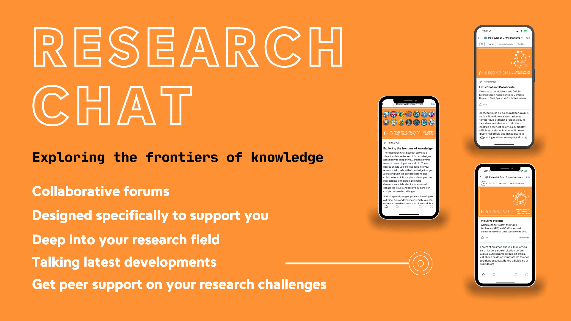 Research chat - exploring the frontiers of knowledge