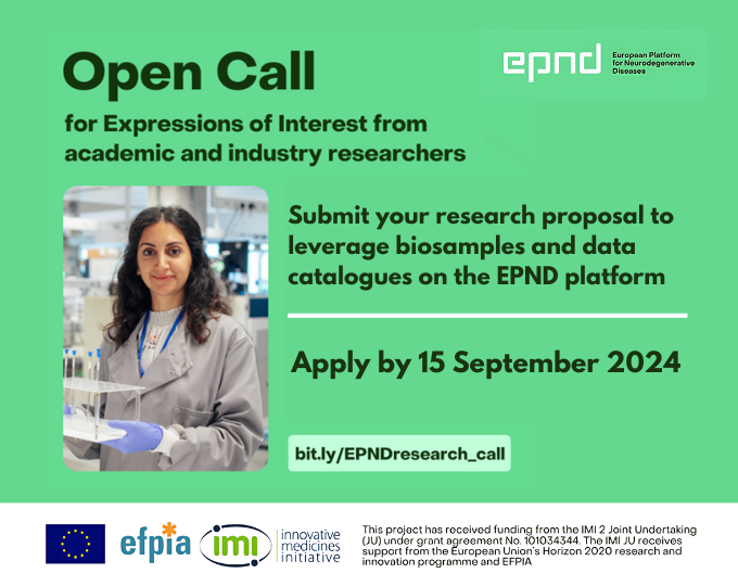 EPND Research Call: Access Biosamples & Data Now!