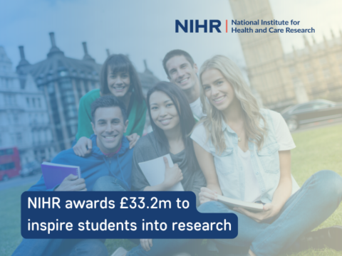 NIHR funds Masters Programme to inspire students into research