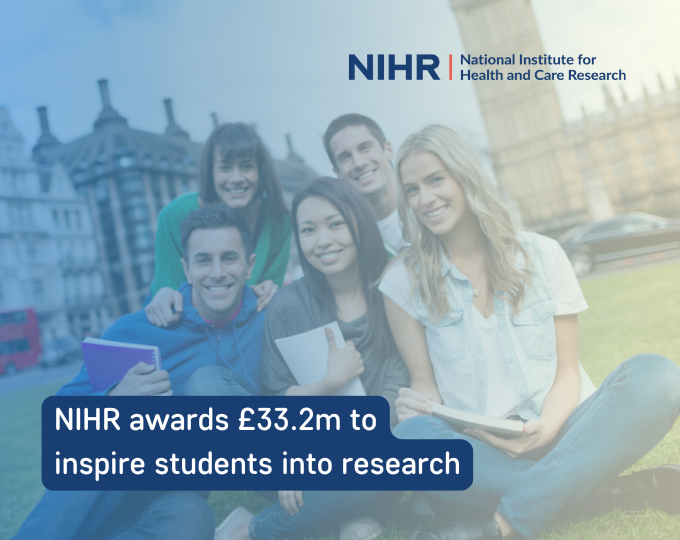 NIHR funds Masters Programme to inspire students into research