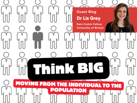 Blog – Think big – moving from the individual to the population