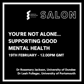 Salon – You’re not alone… supporting good Mental Health