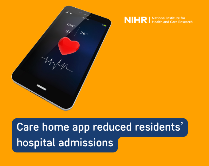 Care home app reduced residents’ hospital admissions