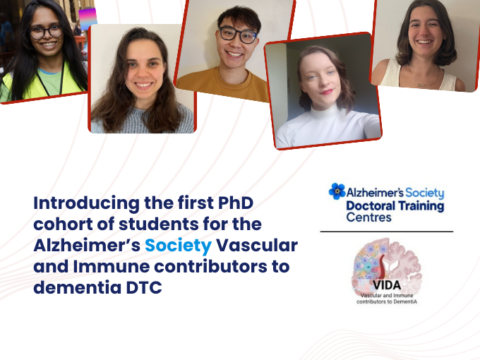 Meet the 1st cohort of Alzheimer’s Society Vascular & Immune DTC Students