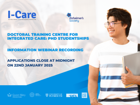 I-Care DTC – PhD Applicants Information Session