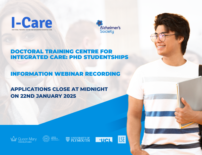 I-Care DTC – PhD Applicants Information Session