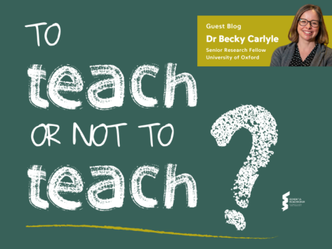 Blog – To teach, or not to teach?