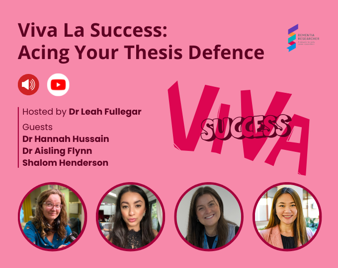 Podcast – Viva La Success: Acing Your PhD Thesis Defence